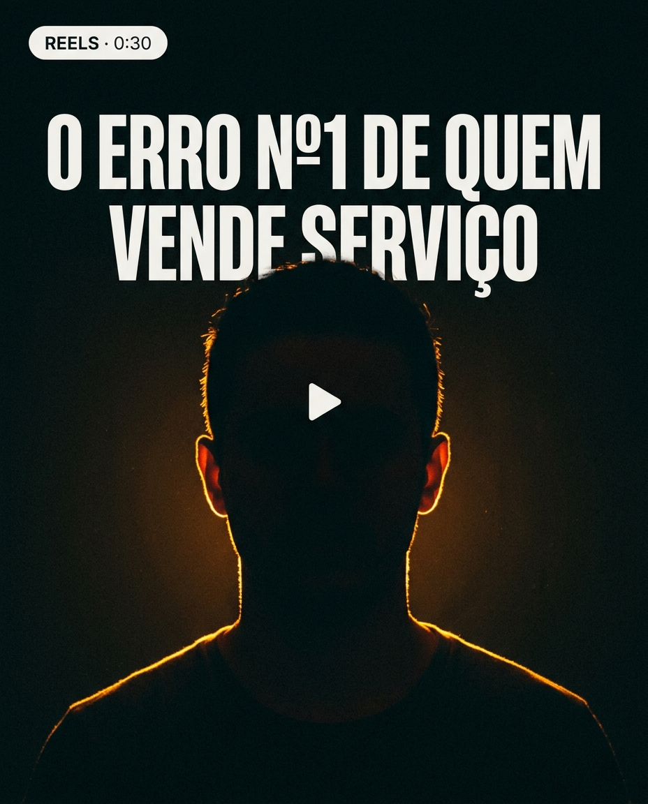 Post: O erro nº1 de quem vende serviço